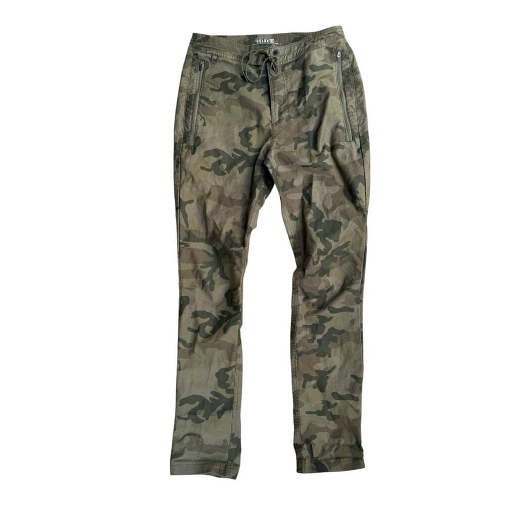 Roark Pants Mens 28 Camo Layover‎ 2.0 Travel Stretch Nylon Canvas Gorpcore NEW